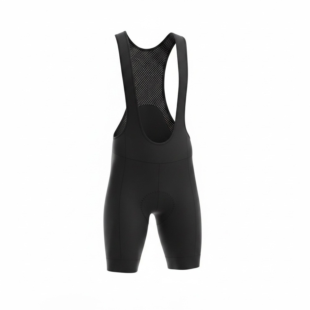 De Marchi Men's XL Black Cycling Bib Shorts Padded Mesh Back Made in Italy